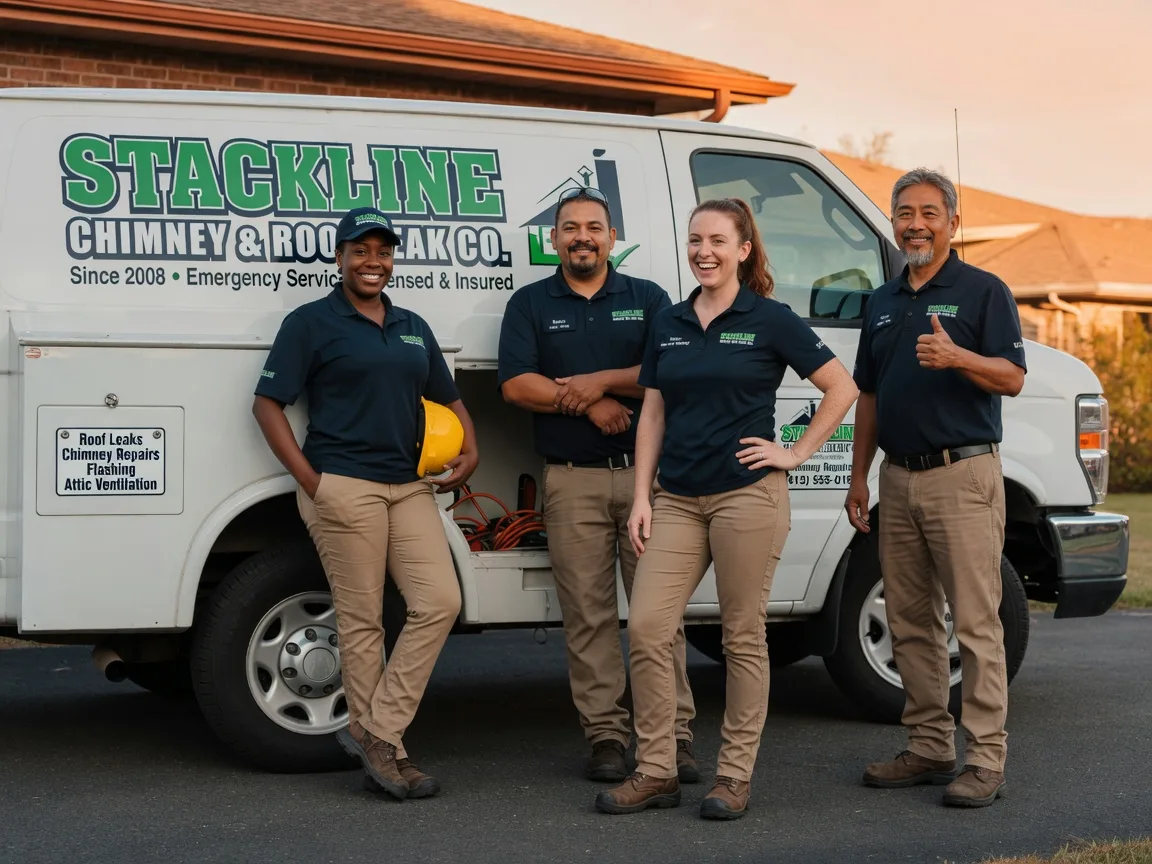Chimney flashing repair company in Prospect, VA